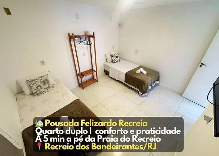 Quarto1 A Pe Da Praia Na Rua Do Comercio Recreio